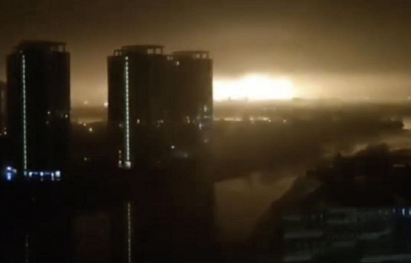 Киев всколыхнул мощный взрыв