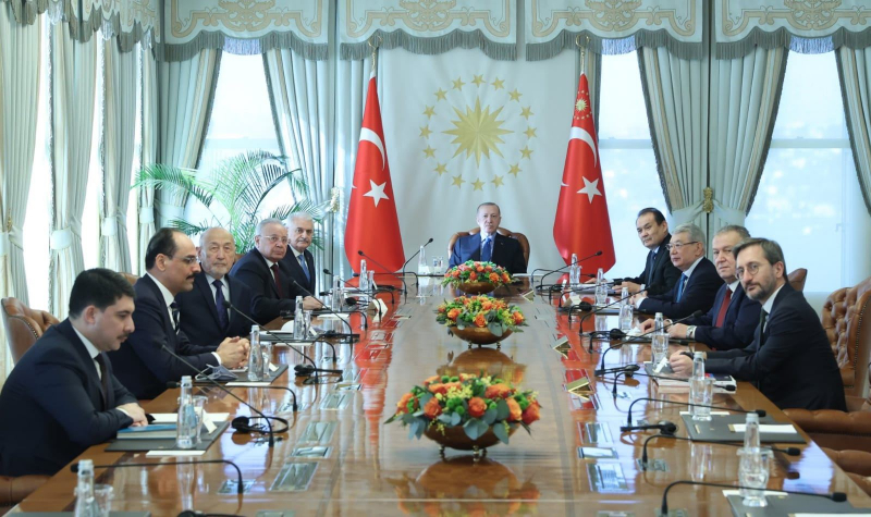Президент Турции принял делегацию Совета старейшин Организации тюркских государств