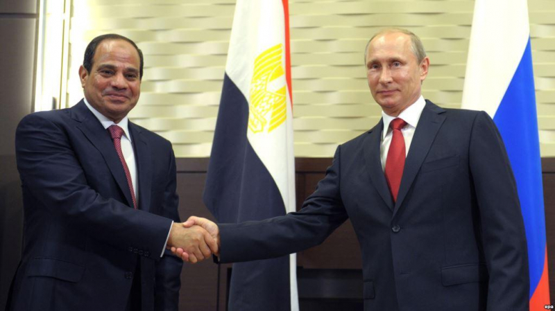 Президенты России и Египта обсудили отношения двух стран