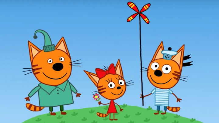 Российский мультсериал "Три кота" стал популярным в Индии