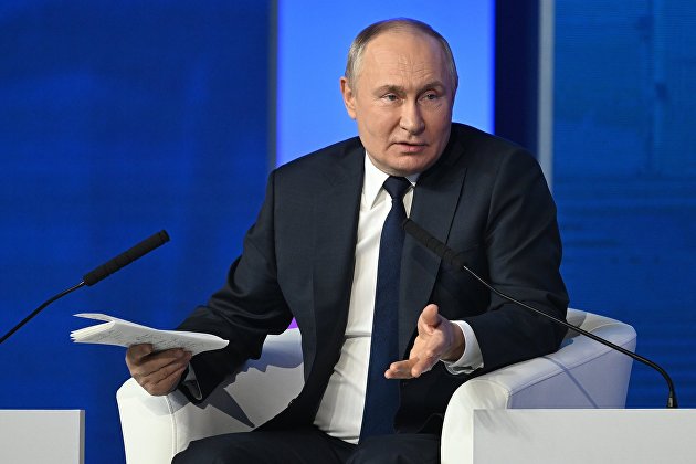 Путин: в ряде областей Запад даже не пытается вводить санкции против России