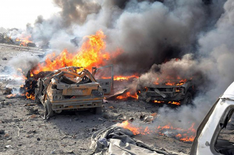 В районе аэропорта города Атак на юге Йемена произошел взрыв