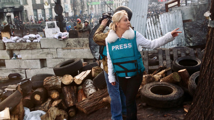 Военкор Ольга Курлаева объяснила, почему поехала на Майдан втайне от мужа